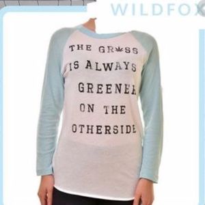 Wilfox baseball 3/4 sleeve tee